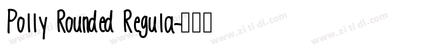 Polly Rounded Regula字体转换